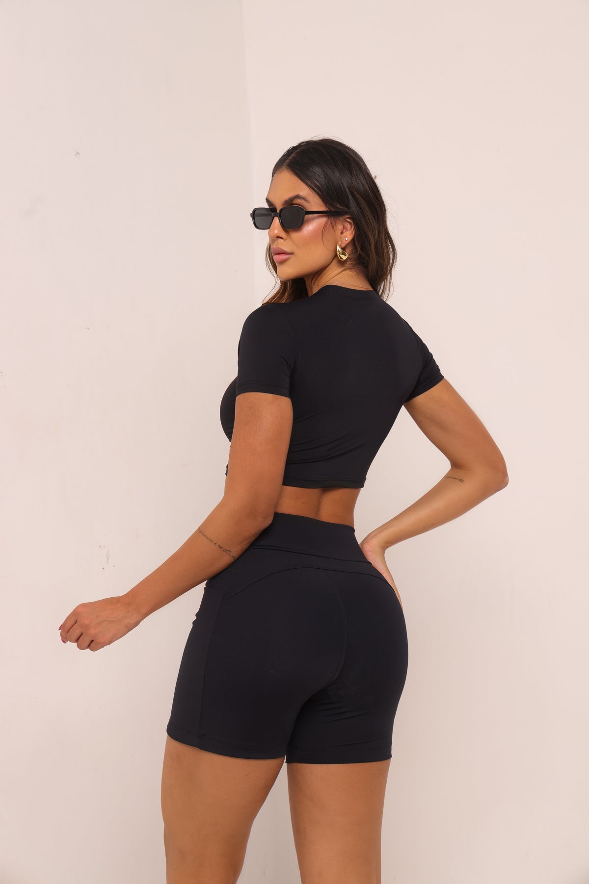 Cropped Slim Long