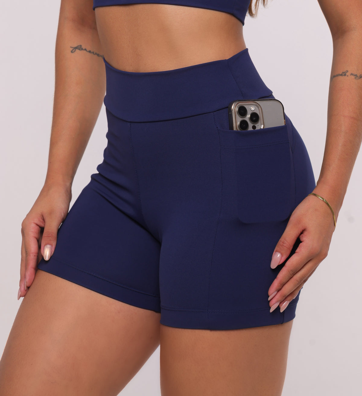 Short de Corrida na poliamida com bolso