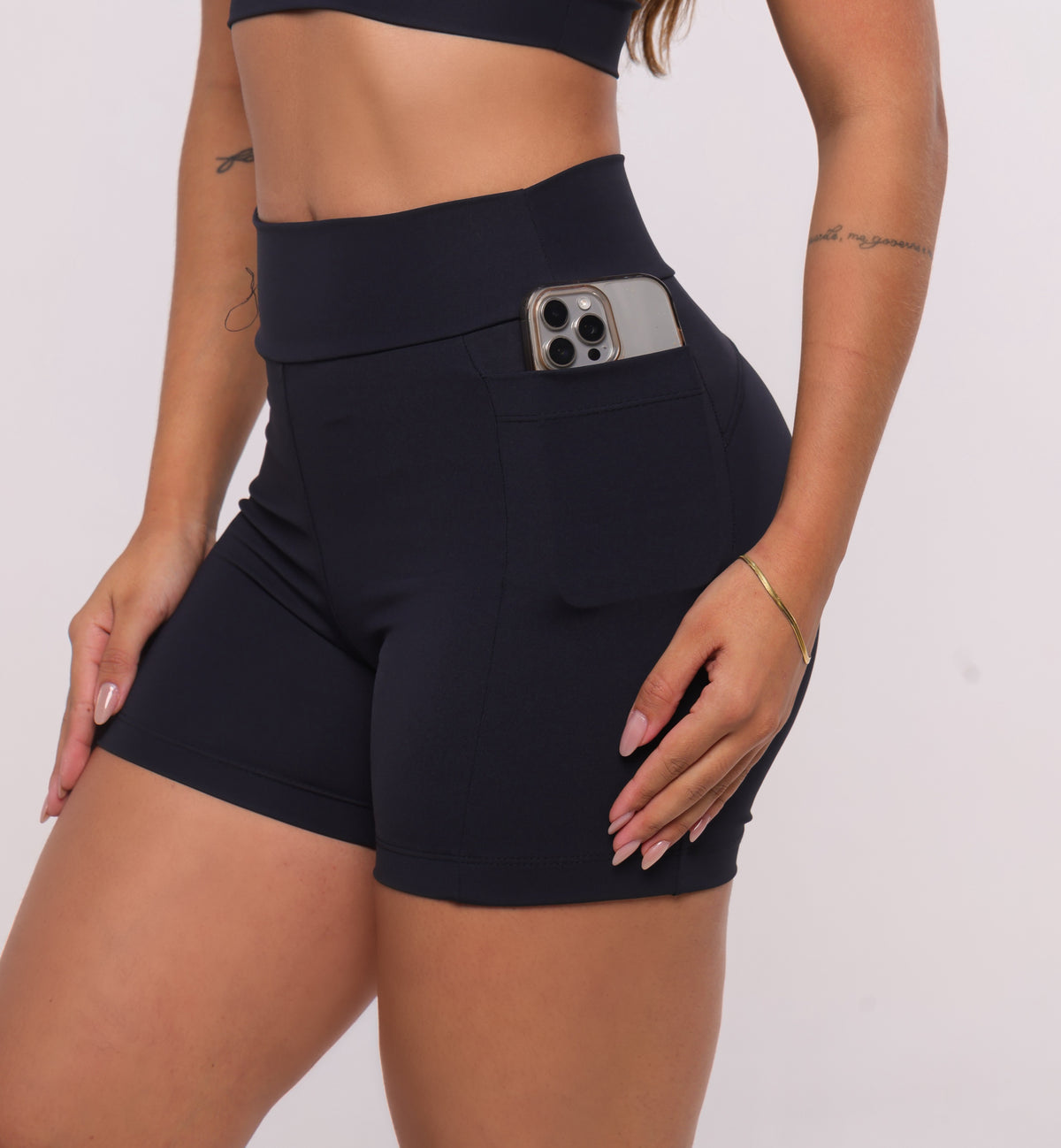 Short de Corrida na poliamida com bolso