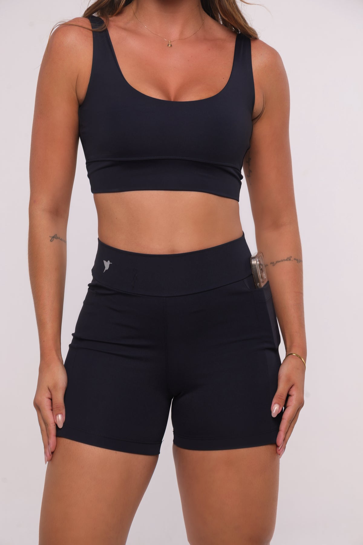 Short de Corrida na poliamida com bolso