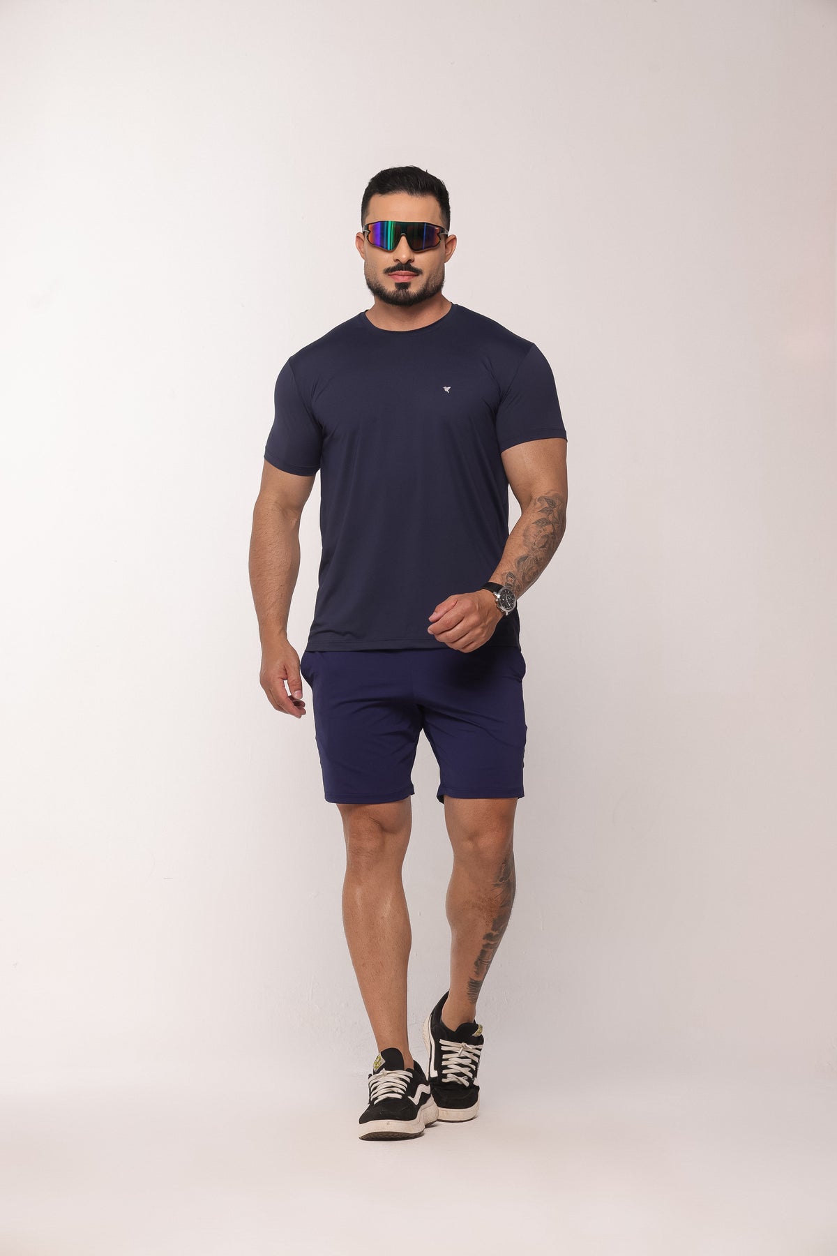Bermuda Masculina Slim Fit Esportiva na Poliamida