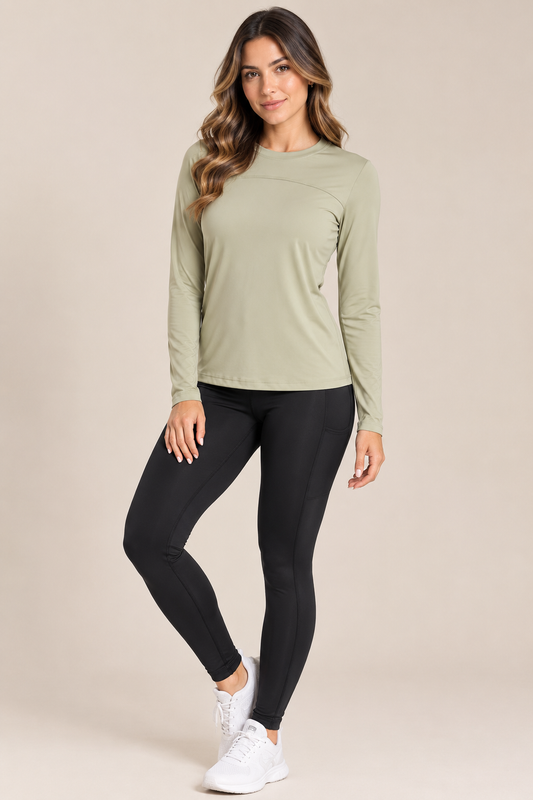 Camisa manga longa feminina UV