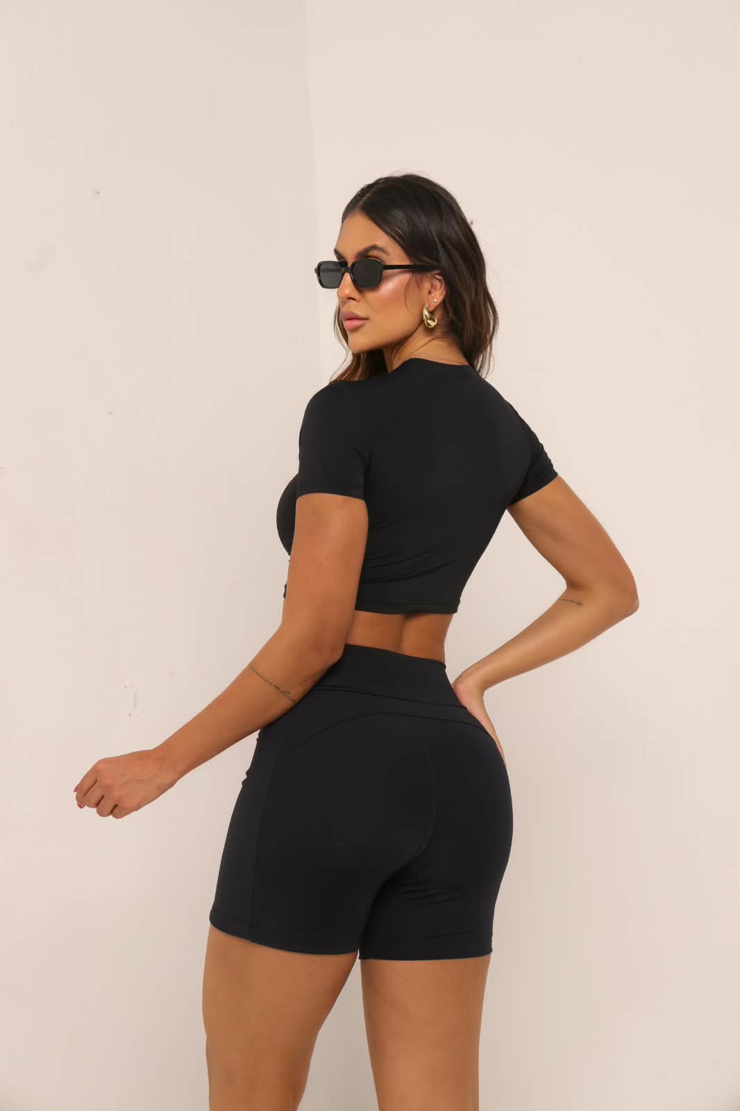 Cropped Slim Long